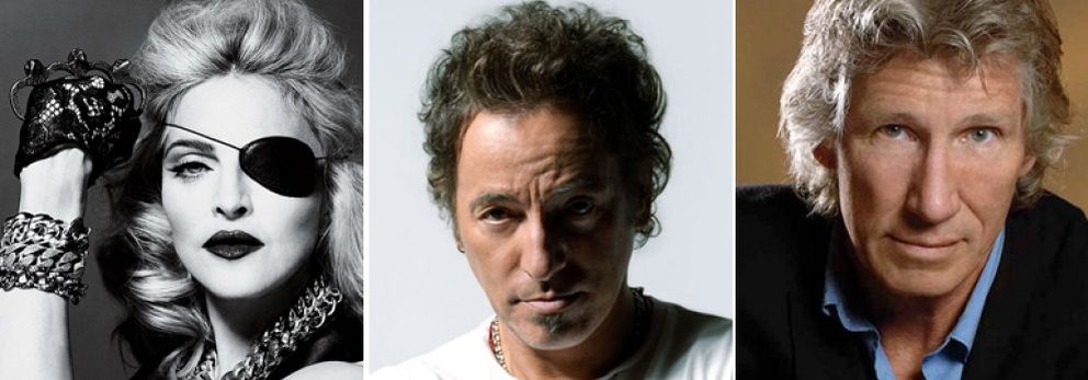 Foto: Madonna, Bruce Springsteen y Roger Waters los artistas mejor pagados