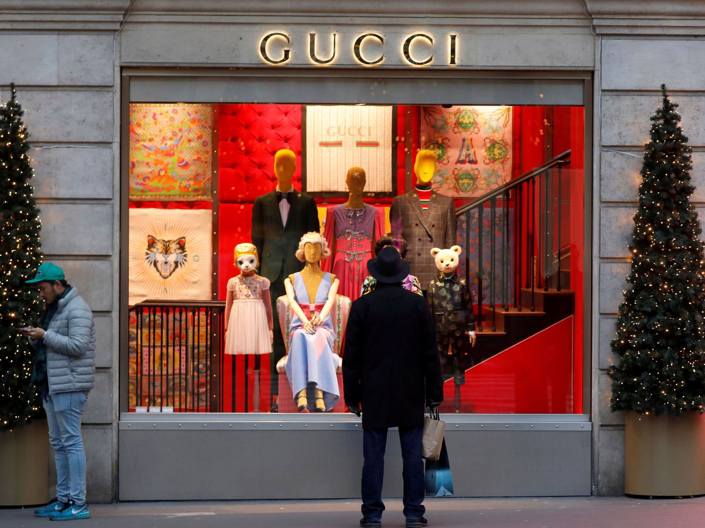 Una tienda de Gucci, del grupo Kering. (Reuters)