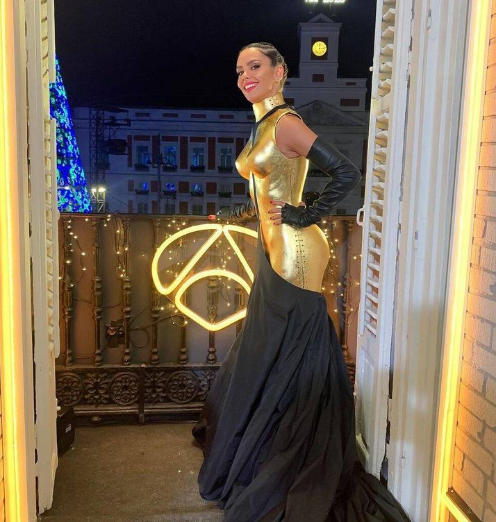 Cristina Pedroche, en las campanadas 2019. (Instagram)