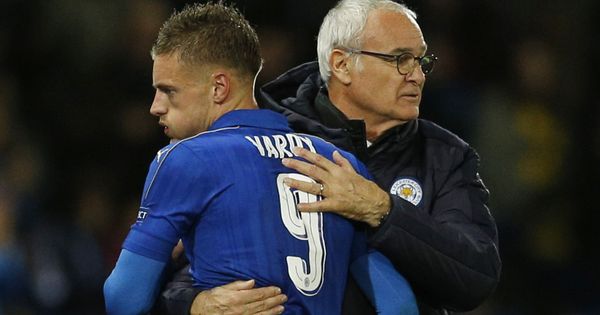 Foto: En la imagen, Claudio Ranieri y Jamie Vardy. (Reuters)