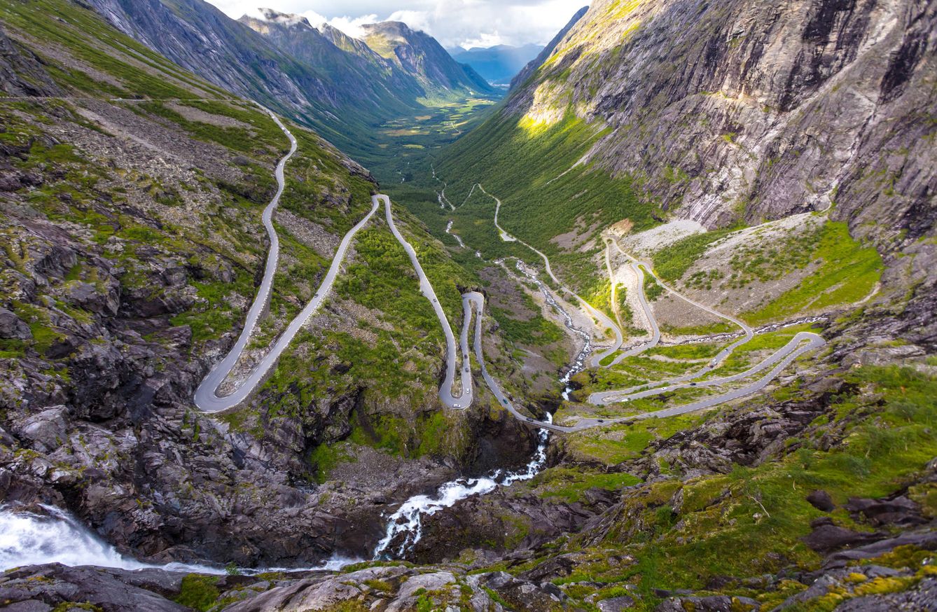 Troll Road en Noruega. (iStock)