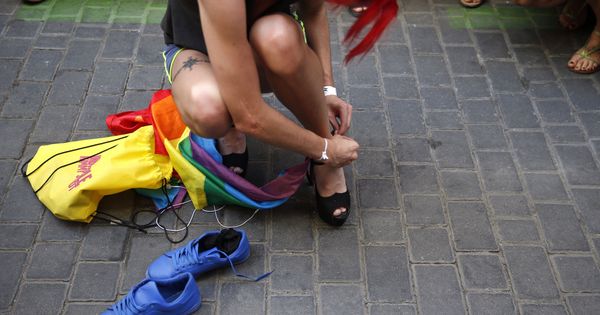 Foto: Carrera de tacones en el Orgullo Gay 2018 | EFE