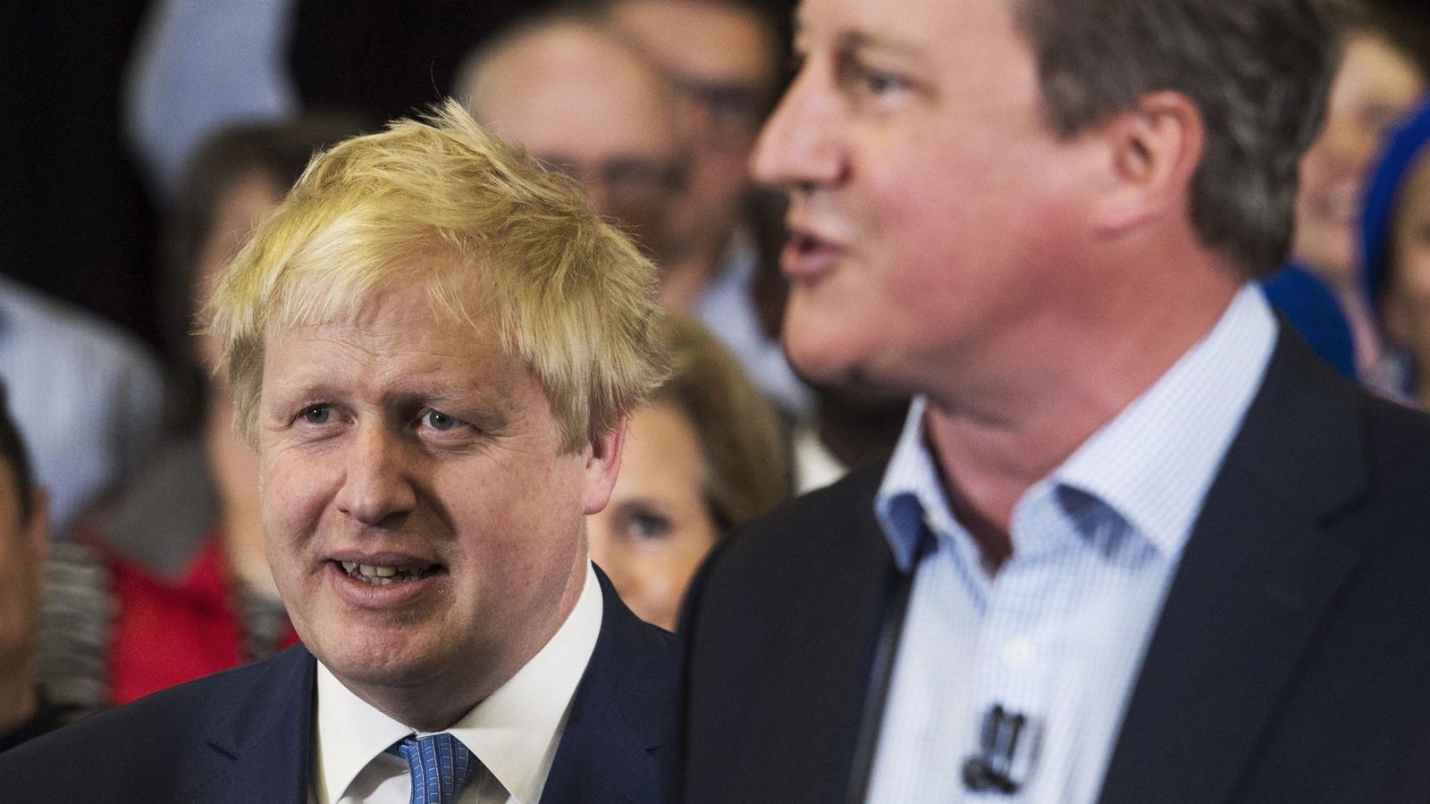 Foto: Boris Johnson y David Cameron, durante un acto en la campaña por la alcaldía de Londres, en mayo de 2016 (EFE)