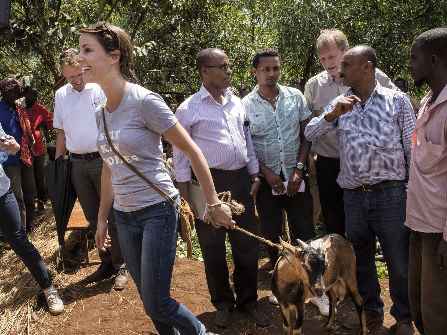 Marie de Dinamarca en 2014 en Etiopía. (Cordon Press)