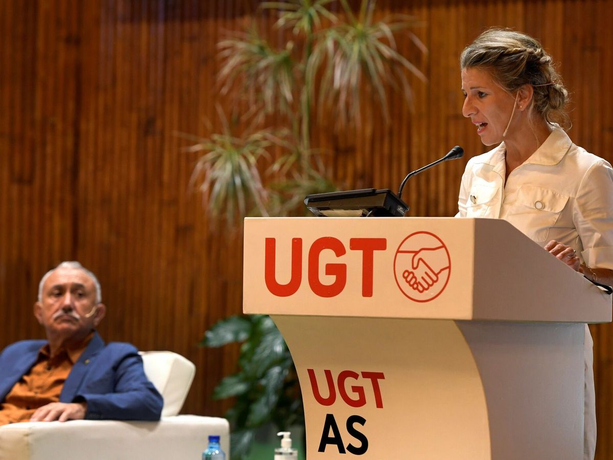 Foto: La vicepresidenta del Gobierno y ministra de Trabajo, Yolanda Díaz. (EFE)