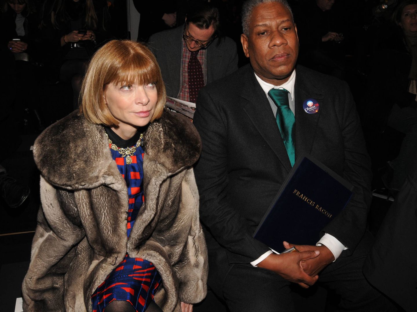  André Leon Talley y Anna Wintour (Getty)