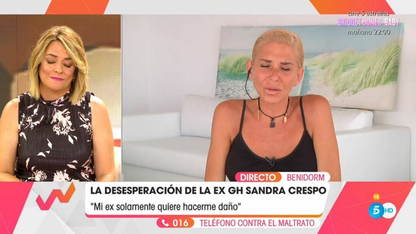 Toñi Moreno y Sandra Crespo, en 'Viva la vida'. (Mediaset España)