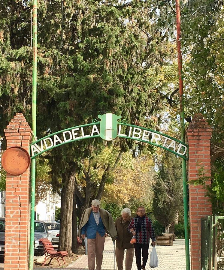 Foto: Avenida de la Libertad en Marinaleda, Sevilla. (J.C.)