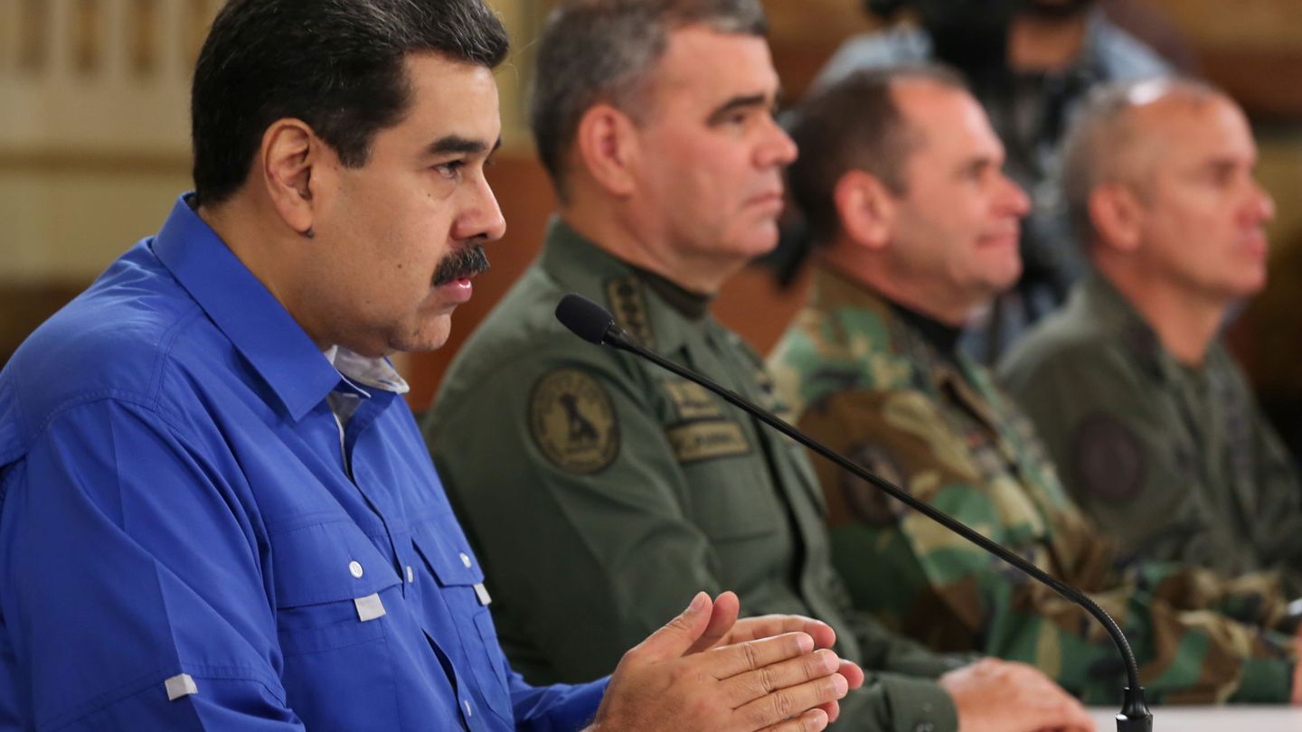 Nicolás Maduro, durante su intervención este jueves. (Reuters)