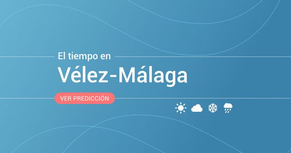Foto: El tiempo en Vélez-Málaga. (EC)