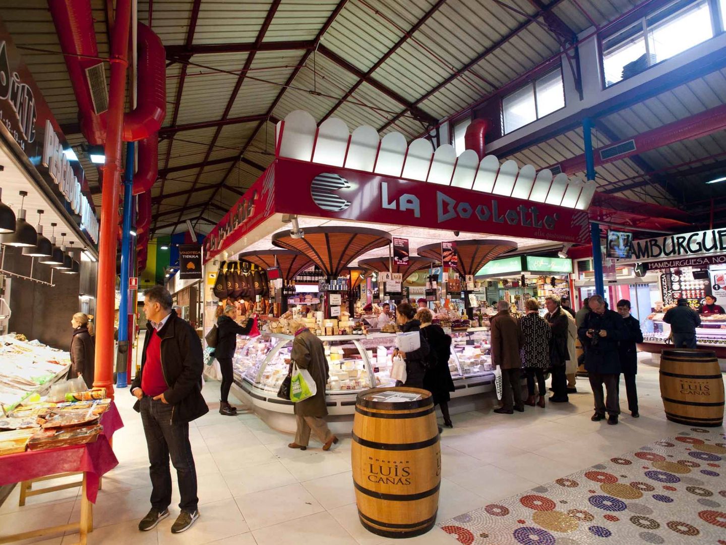 Mercado de la Paz en Madrid.
