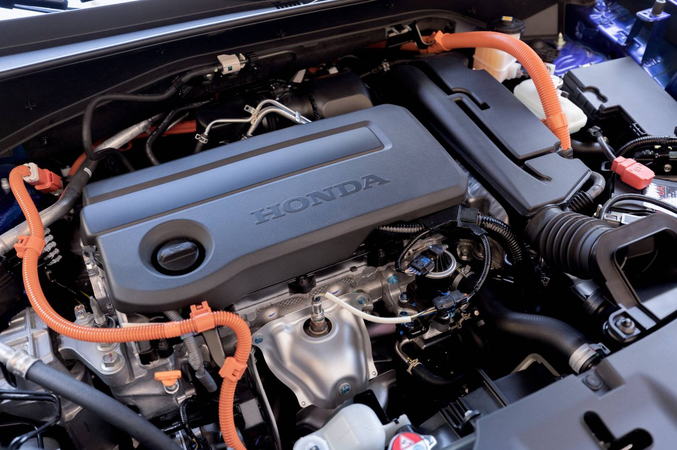 El ZR-V tiene una tecnología híbrida de tres motores: uno de gasolina y dos eléctricos.