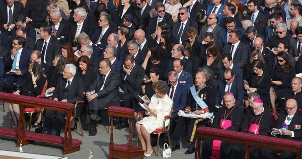 Foto: La reina Sofía en el Vaticano. (EFE)