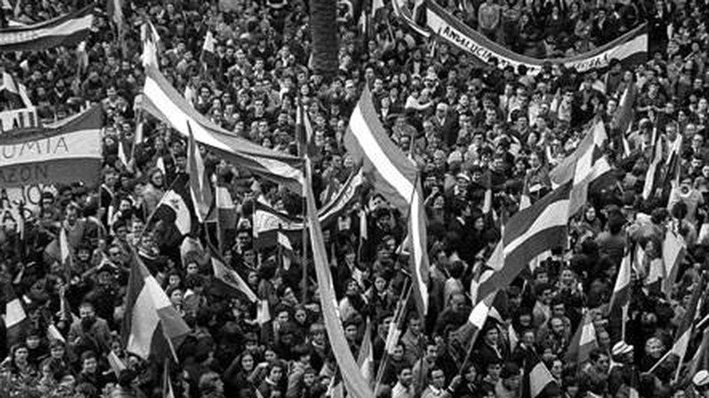 Manifestación del 4 de diciembre de 1977 por la autonomía de Andalucía | Junta de Andalucía