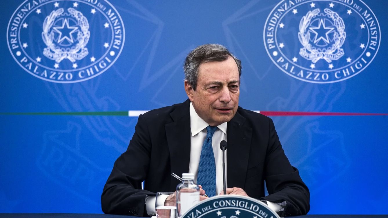 Foto: El primer ministro italiano, Mario Draghi. (EFE/Angelo Carconi)