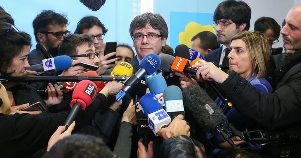 Foto: El expresidente de la Generalitat Carles Puigdemont en Bruselas. (EFE)
