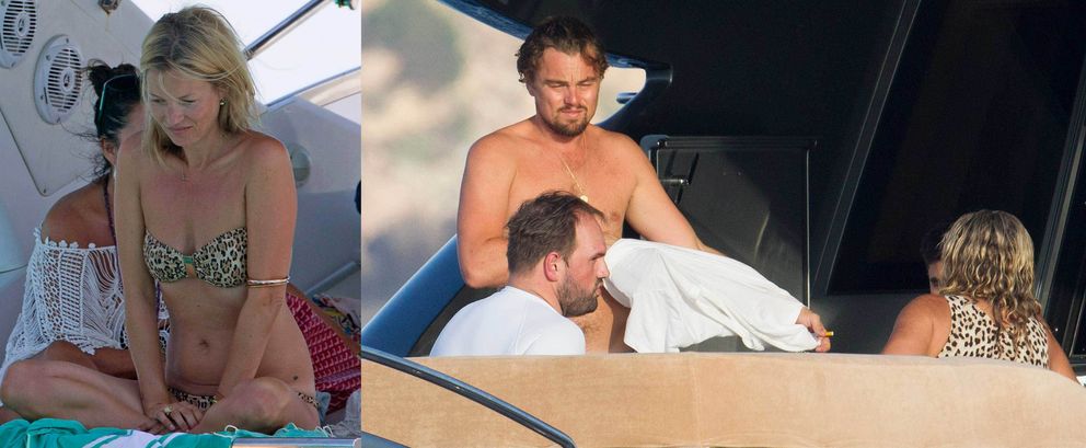 Kate Moss y DiCaprio, dos amantes de Formentera (Fotos: I.C.)
