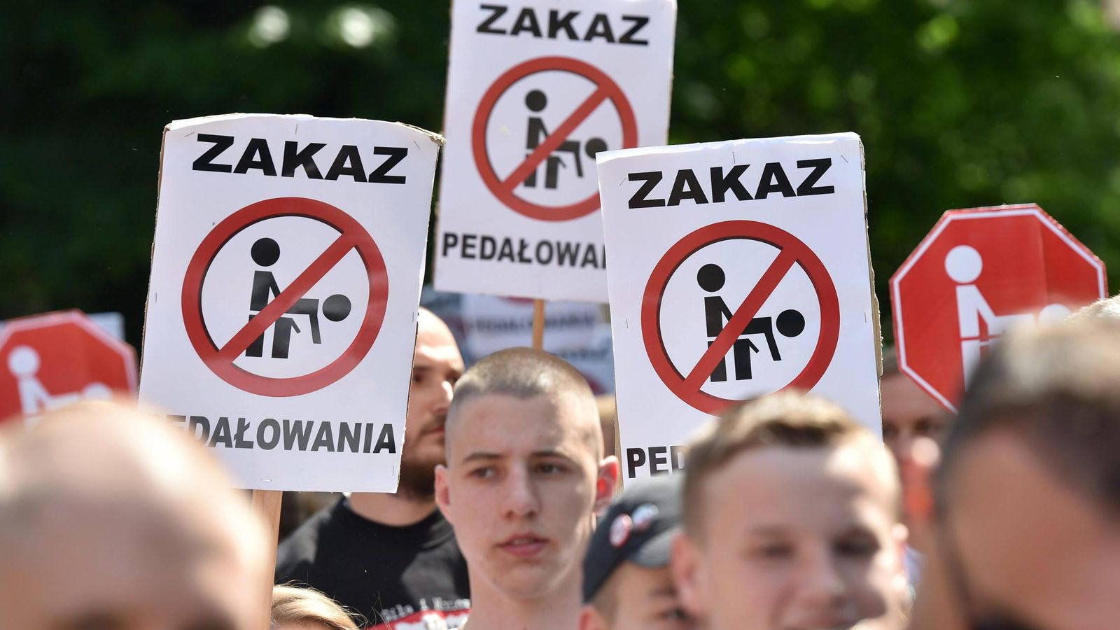Foto: Imagen de archivo de una protesta antigay en Varsovia. (Reuters)