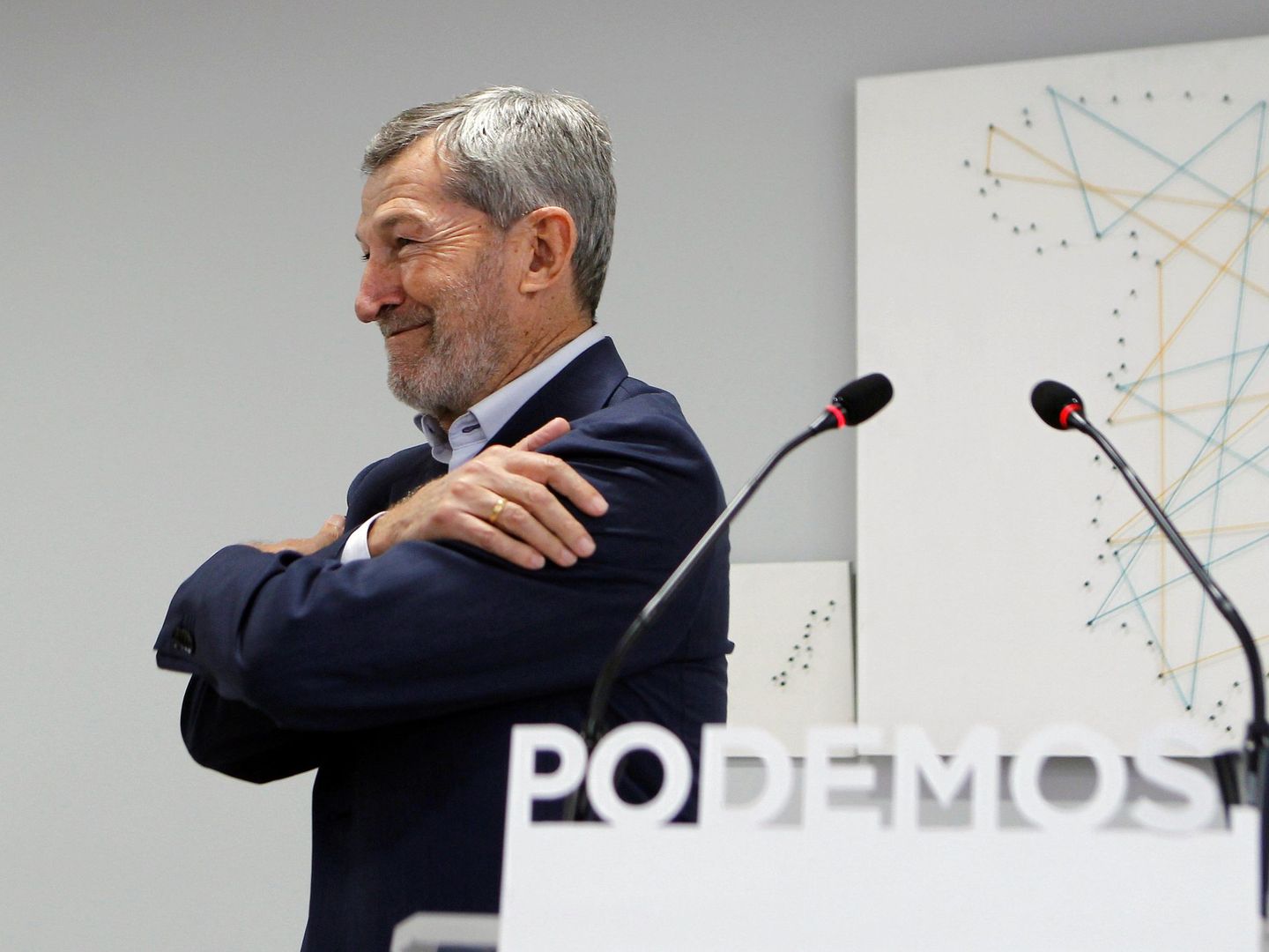 El secretario general de Podemos en Madrid, Julio Rodríguez. (EFE)