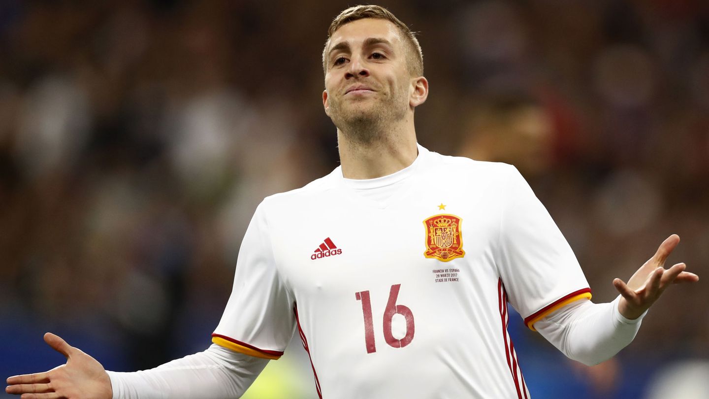 Gerard Deulofeu marcó el segundo gol de España. (Reuters)