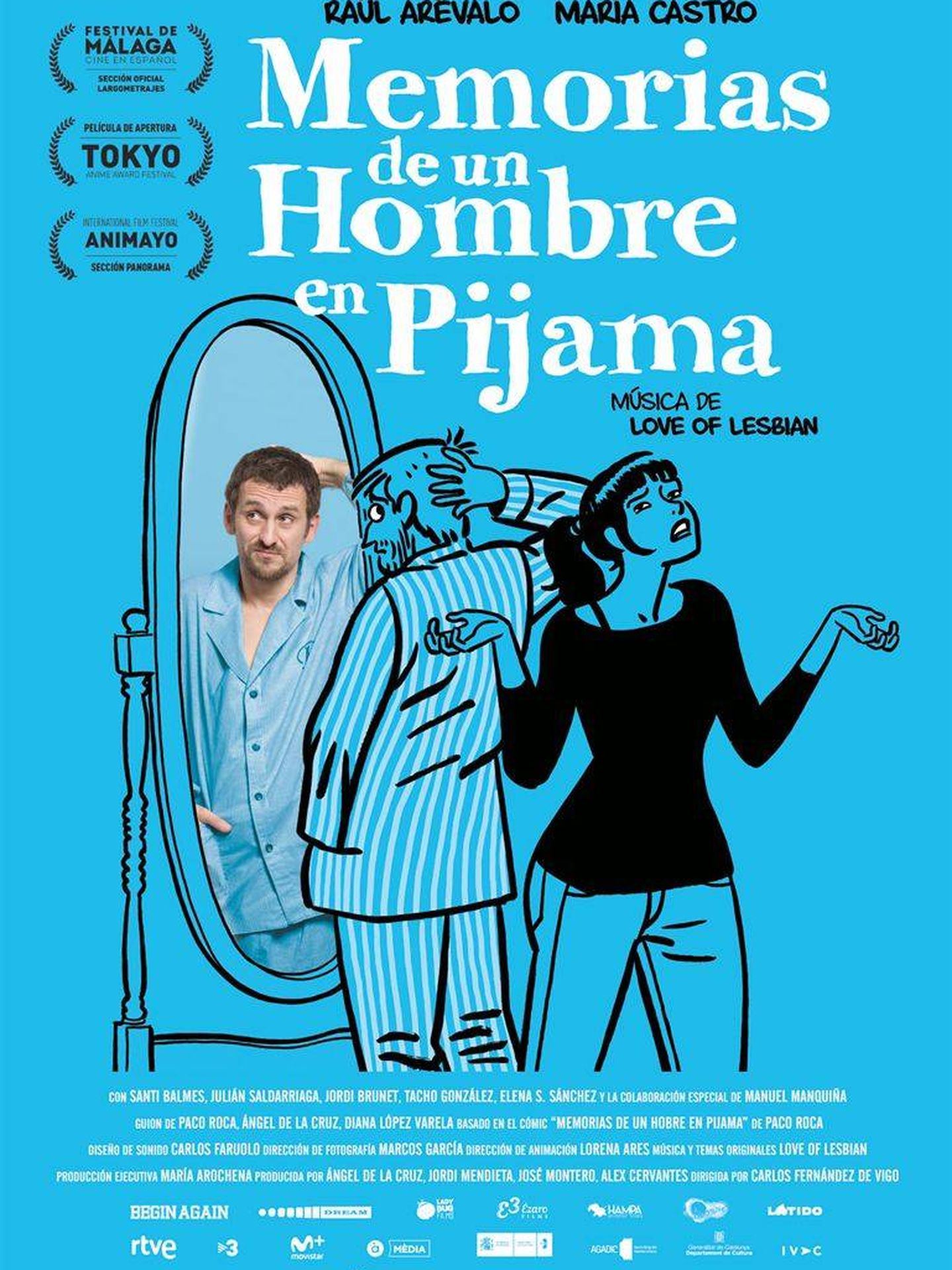Cartel de 'Memorias de un hombre en pijama'