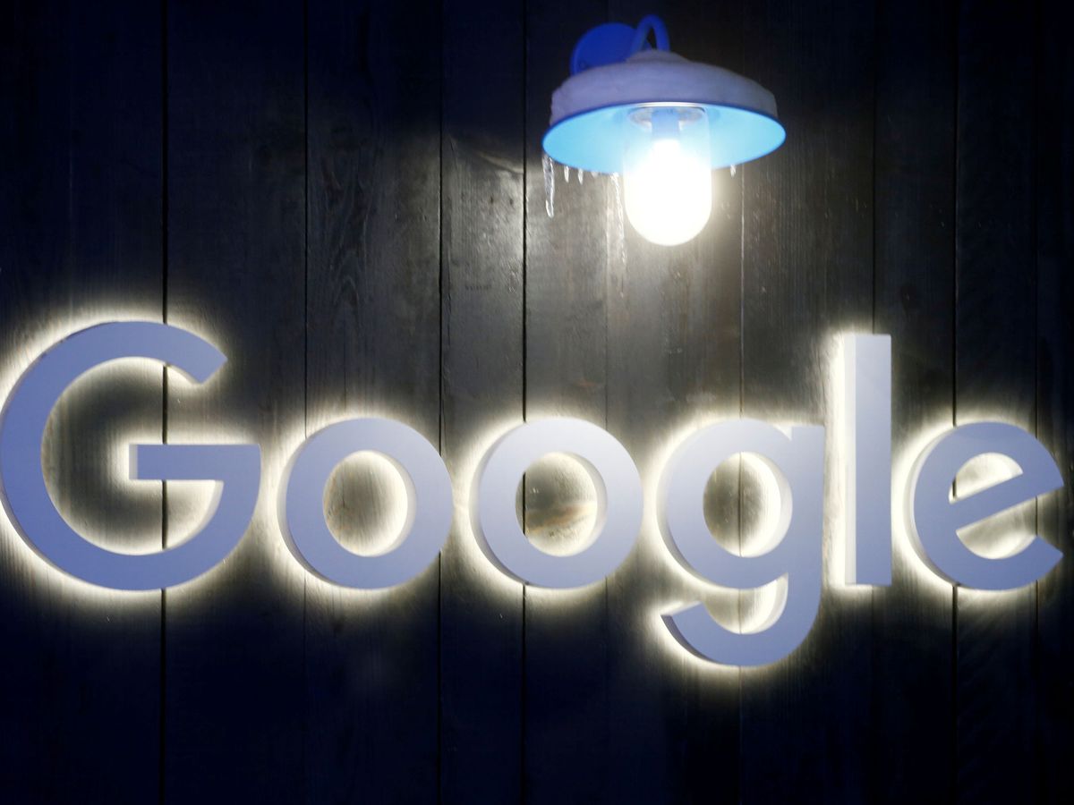 Foto: Vista del logo de Google. (Reuters)