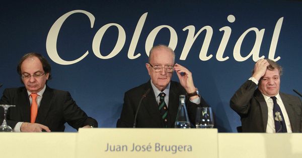Foto: José Bruguera (c) presidente, Pere Viñolas