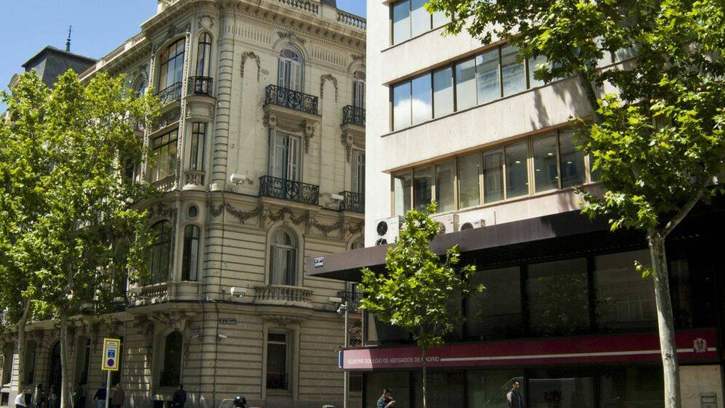 Fachada del Ilustre Colegio de la Abogacía de Madrid (ICAM).