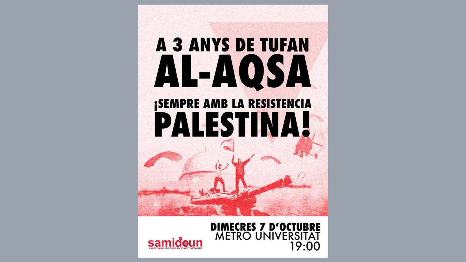 Orriols se apunta un tanto en el trumpismo tras cargar contra una manifestación propalestina en Barcelona con un lema de Hamás La líder de Aliança Catalana recibe el apoyo del diputado trumpista Carlos A. Giménez, que acusa a Illa de financiar a Hamás. La marcha se convocó por Samidoun, considerado un grupo terrorista en la UE