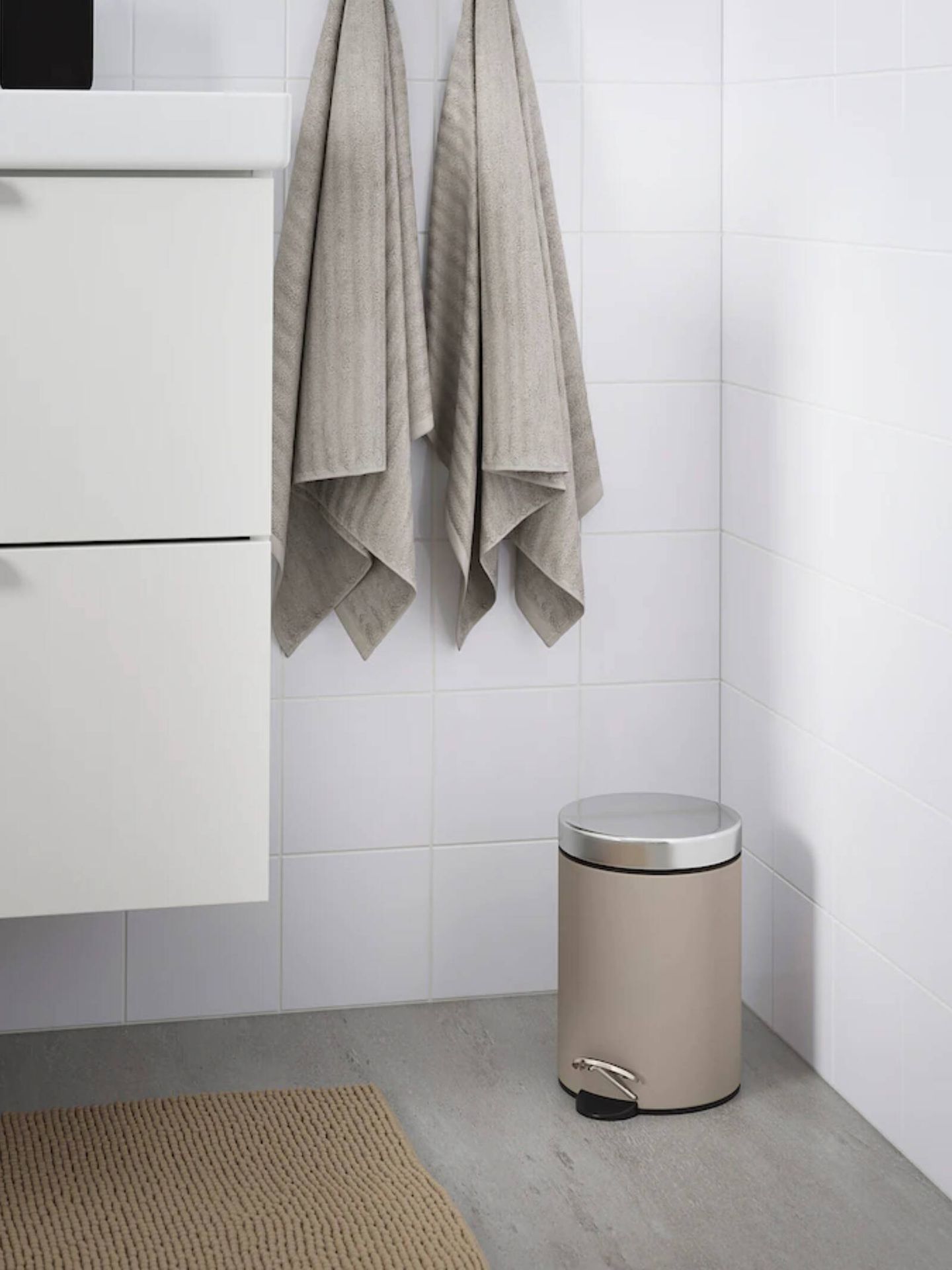 Soluciones por menos de 20 euros para baños pequeños. (Cortesía/Ikea)