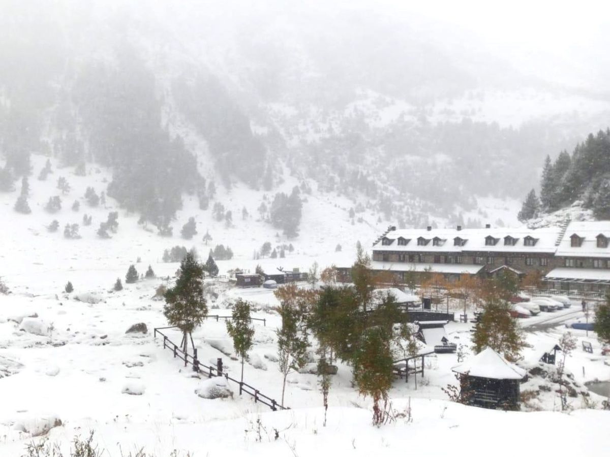 Foto: Estación de esquí de fondo de Los Llanos del Hospital, en Benasque. (EFE)