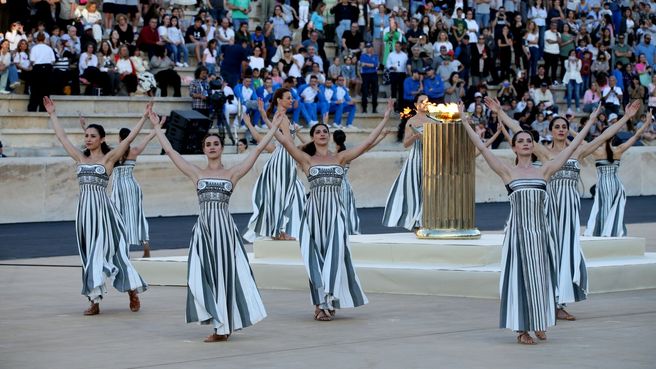 Foto de  Ceremonia de entrega de la llama olímpica en Grecia