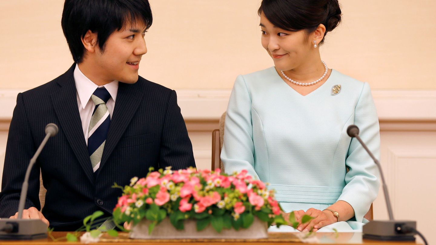 La princesa Mako y su novio, Kei Kumuro. (Reuters)
