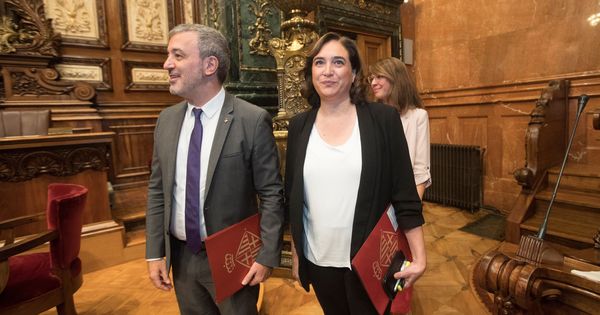 Foto: Ada Colau, junto a Jaume Collboni. (EFE)