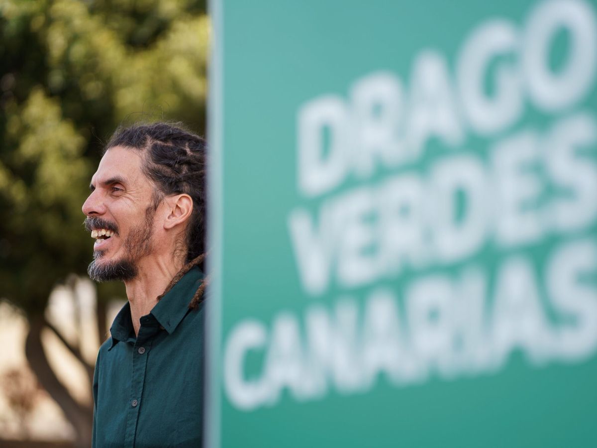 Foto: El portavoz de Drago Verdes Canarias, Alberto Rodríguez. (EFE/Ramón De La Rocha)