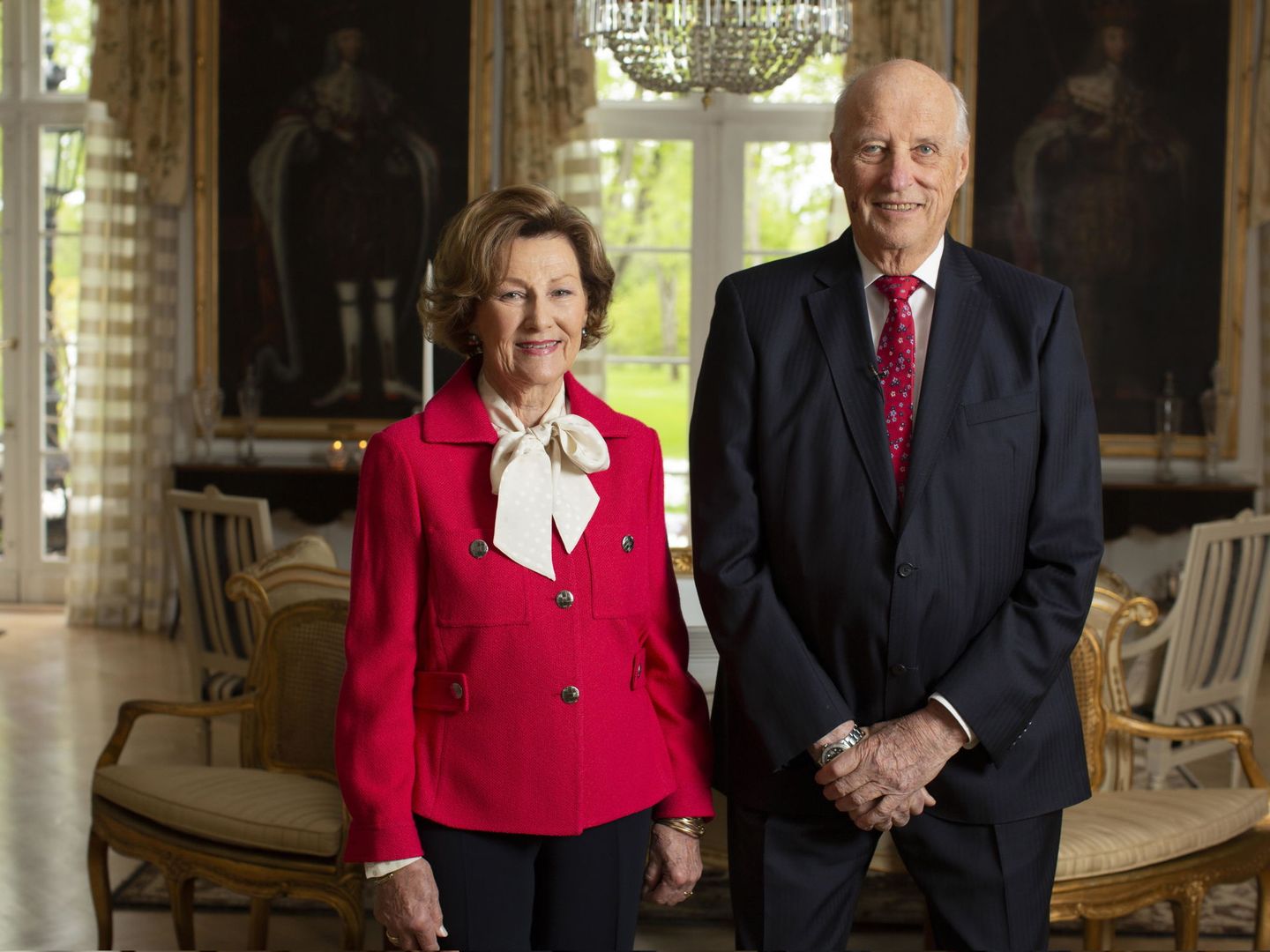 Los reyes Harald y Sonia, el pasado mayo. (EFE)