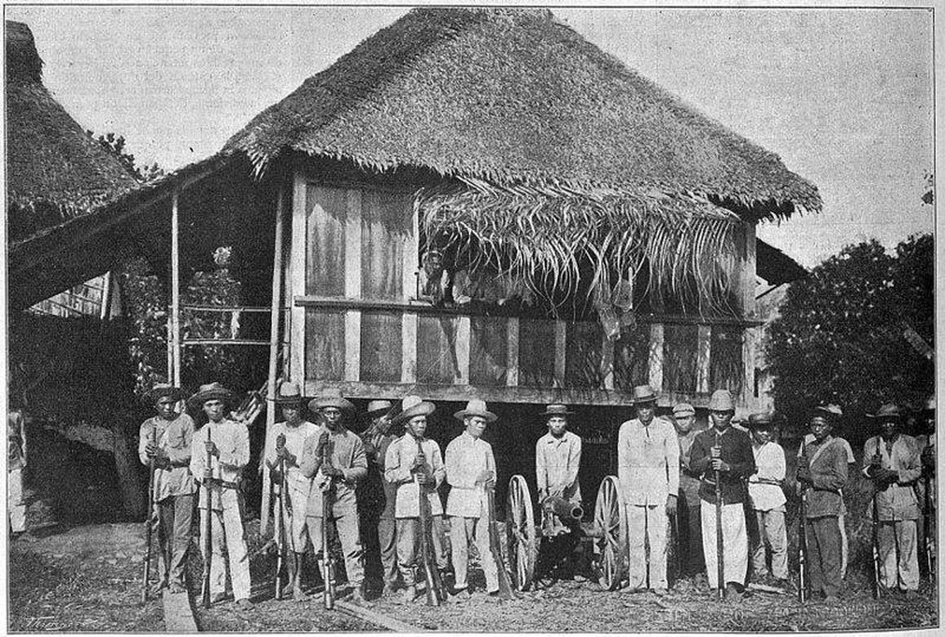 Las tropas del teniente coronel Tecsón en Baler en Filipinas. (iStock)
