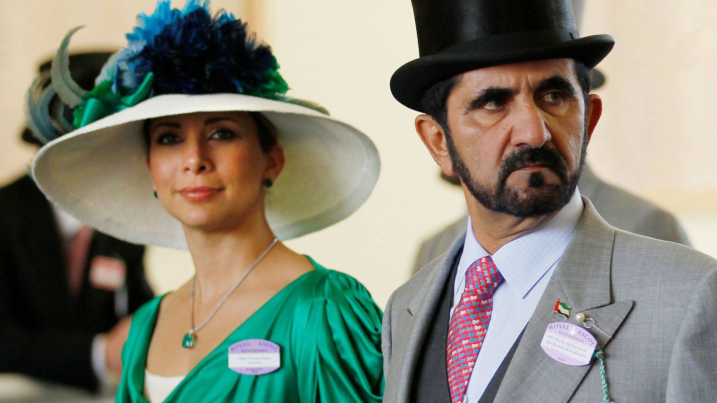 La princesa Haya y el emir de Dubái. (Reuters)