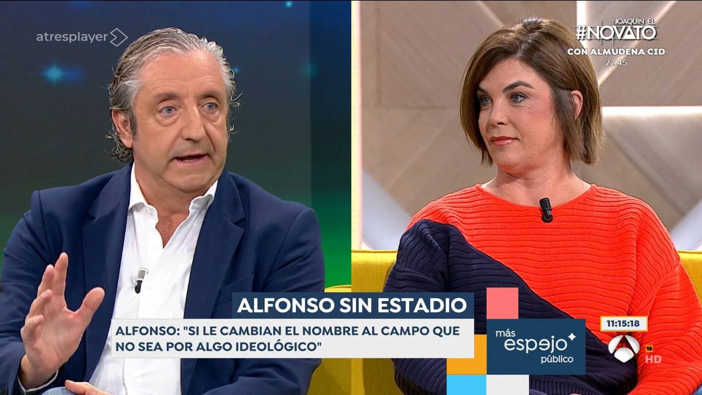 Pedrerol y Samanta Villar, en 'Espejo público'. (Antena 3)