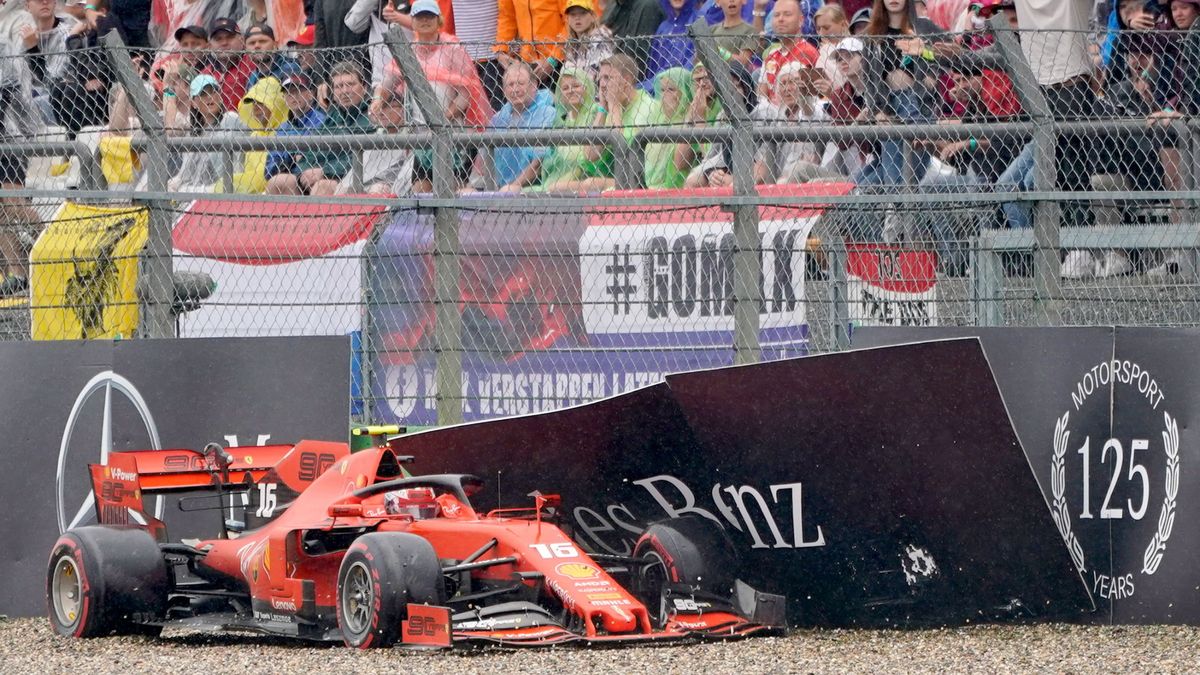 Cuando un piloto de Ferrari dice adiós estrellándose en su último día de trabajo