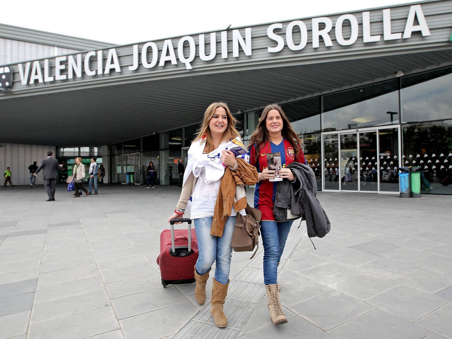 La estación Joaquín Sorolla de Valencia, de salida y llegada de los trenes Euromed de Barcelona. (Efe)