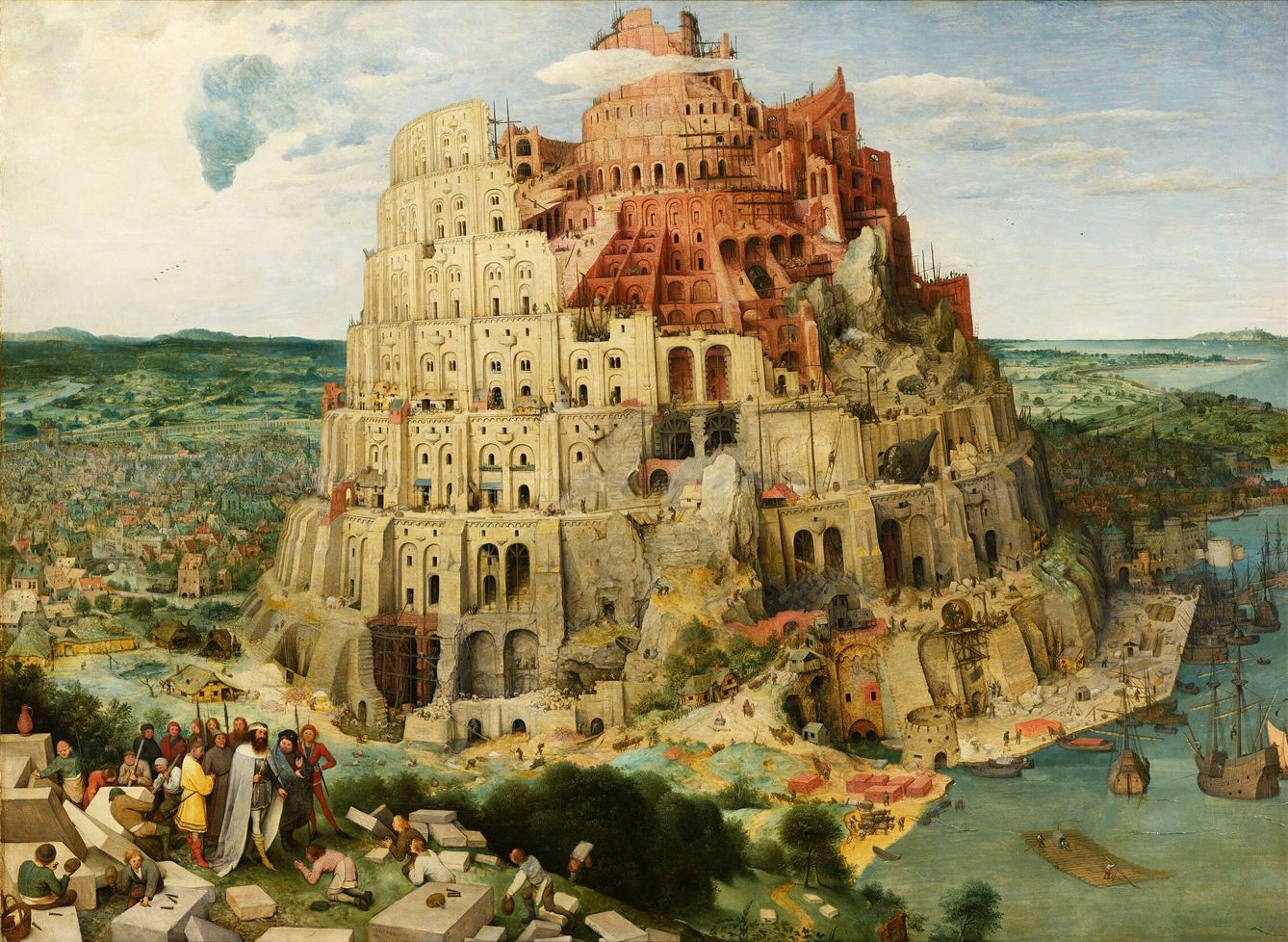'La torre de Babel', cuadro de Pieter Bruegel. 