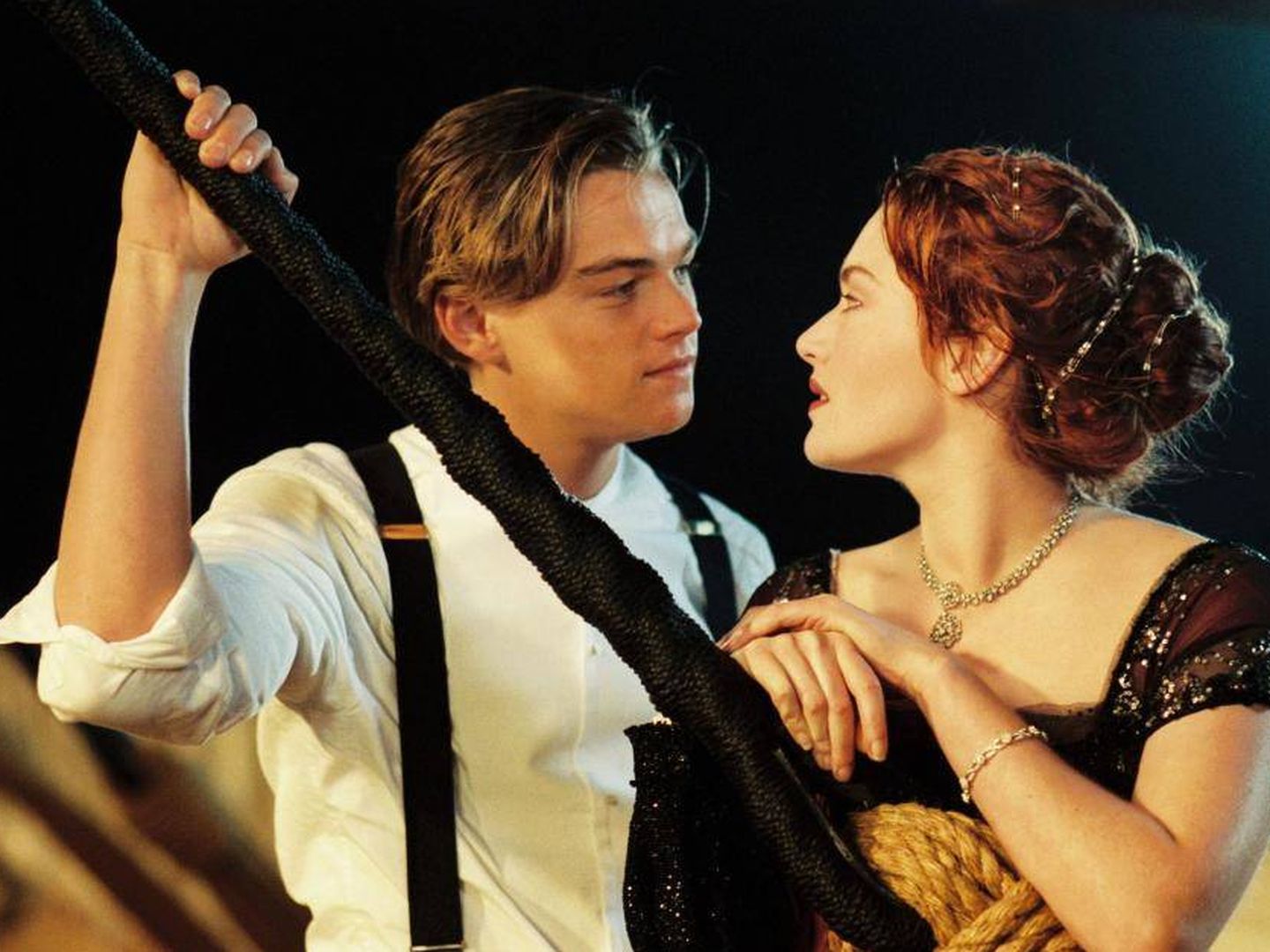 Leonardo DiCaprio y Kate Winslet en 'Titanic'. (Fox)