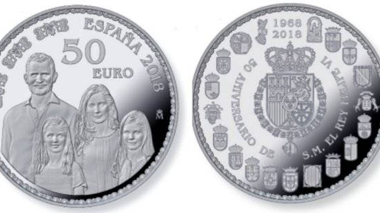 La moneda de 50 euros. (FNMT)