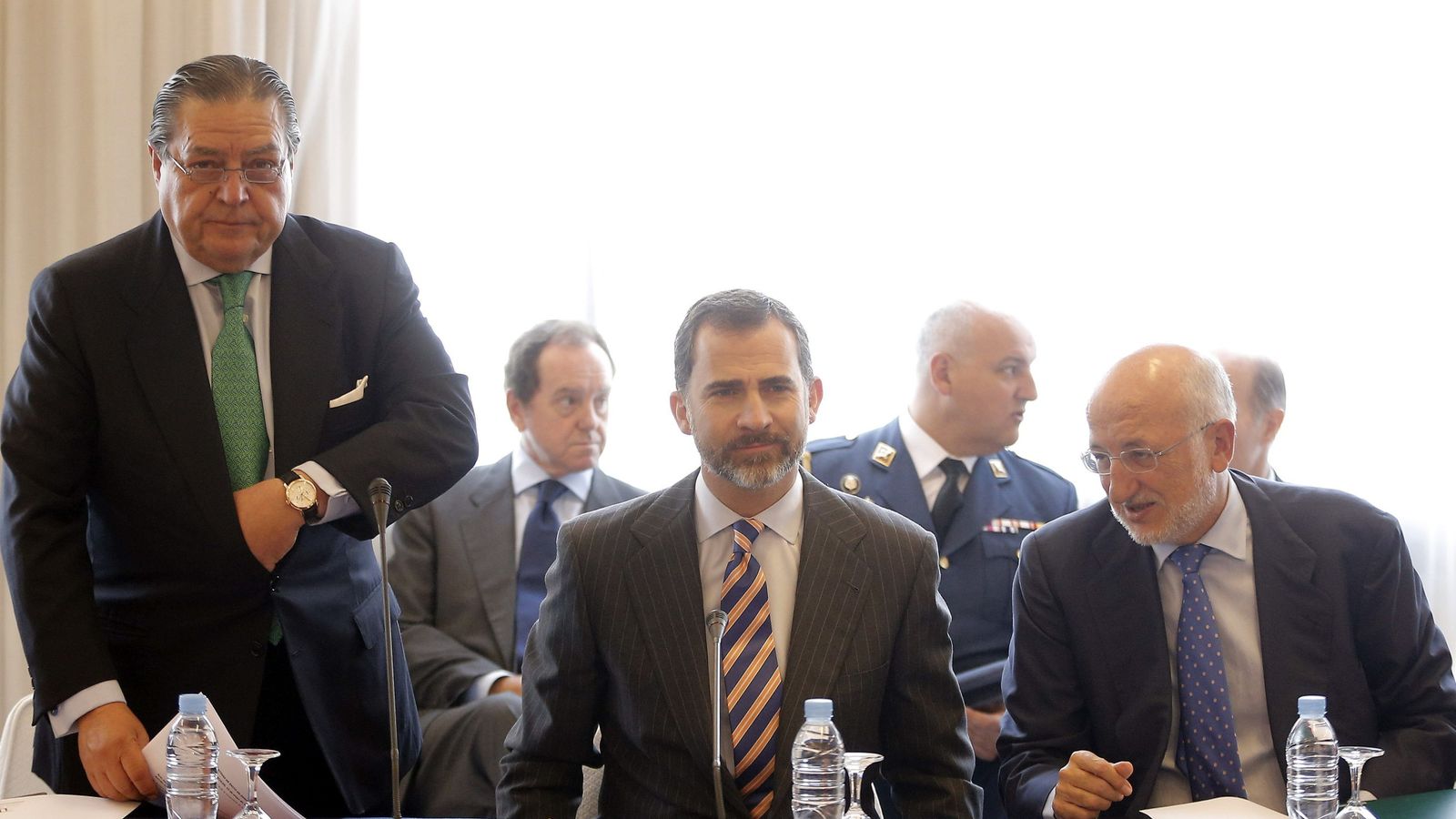 Foto: Boluda y Roig, en un encuentro con Felipe VI en 2013. (Efe)