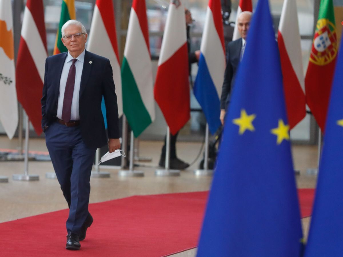 Foto: Josep Borrell, Alto Representante de la Unión, en el último Consejo Europeo. (Reuters/ Stephanie Lecocq))