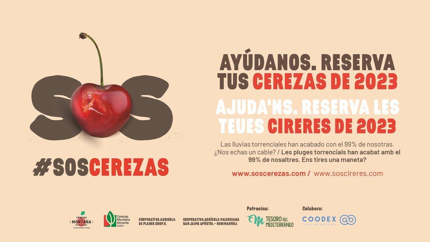 Campaña para ayudar a los productores de cereza en Alicante. 