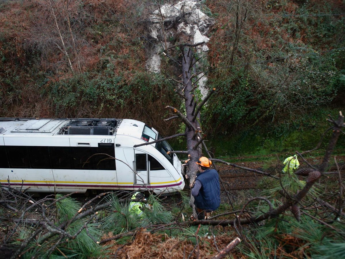 Foto: Vista de una incidencia en vías de tren. (Europa Press)