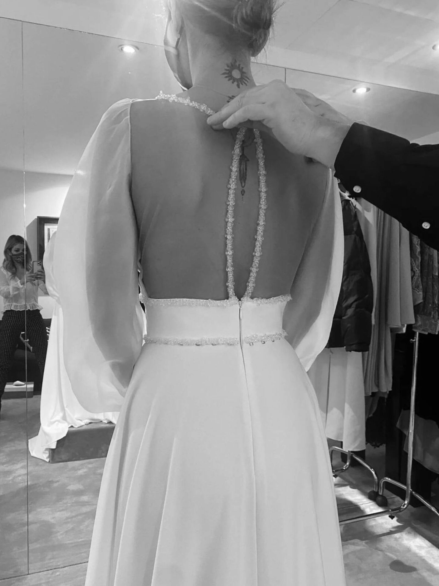 Nuevas fotografías del vestido de novia de Chenoa. (Instagram/@chenoa)