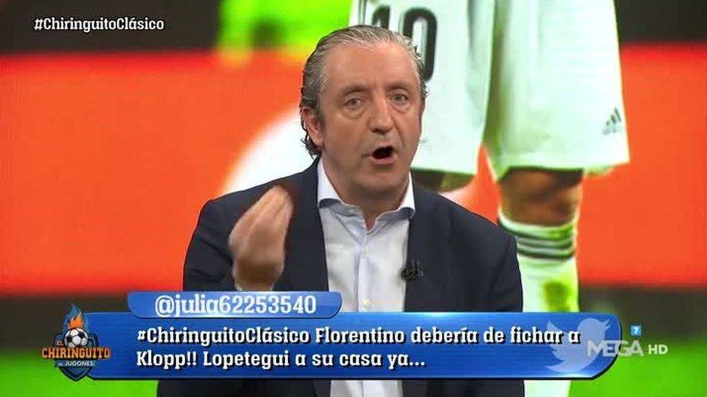 Josep Pedrerol, en 'El chiringuito de jugones'. (Atresmedia).